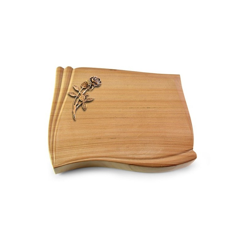 Grabstein Memory/Woodland Rose 6 (Bronze)