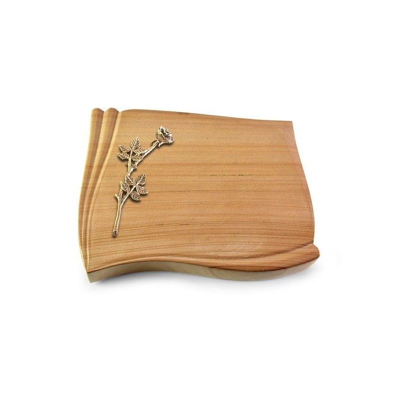 Grabstein Memory/Woodland Rose 9 (Bronze)