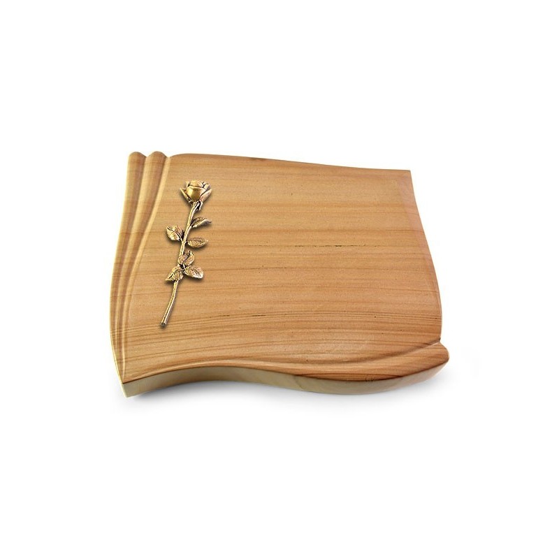 Grabstein Memory/Woodland Rose 12 (Bronze)
