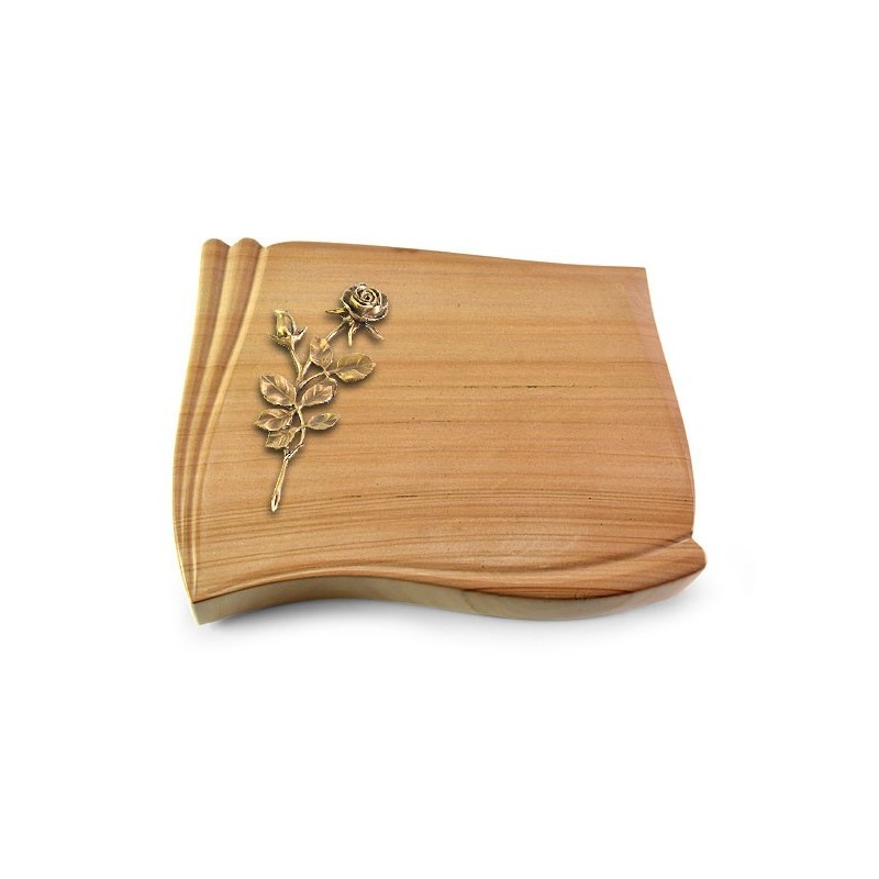 Grabstein Memory/Woodland Rose 13 (Bronze)