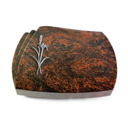 Grabstein Paris/Aruba Lilienzweig (Alu)