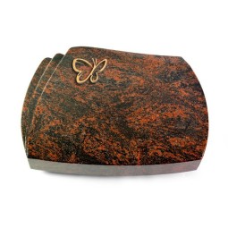 Grabstein Paris/Aruba Papillon (Bronze)