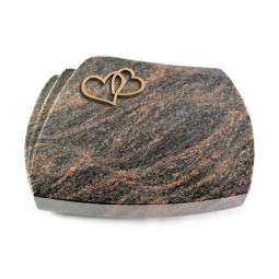 Grabstein Paris/Himalaya Herzen (Bronze)