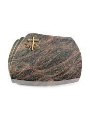Grabstein Paris/Himalaya Kreuz 1 (Bronze)