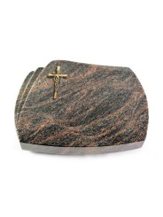 Grabstein Paris/Himalaya Kreuz/Ähren (Bronze)