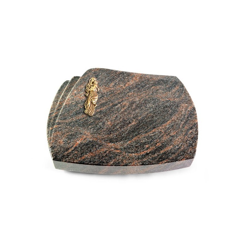 Grabstein Paris/Himalaya Maria (Bronze)