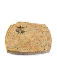 Grabstein Paris/Kashmir Kreuz 1 (Bronze)