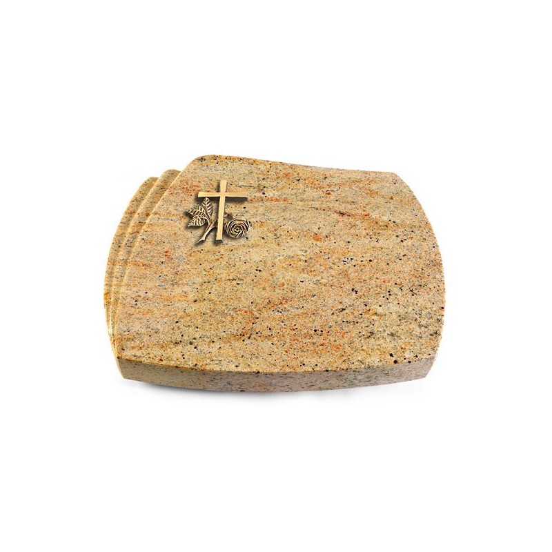 Grabstein Paris/Kashmir Kreuz 1 (Bronze)