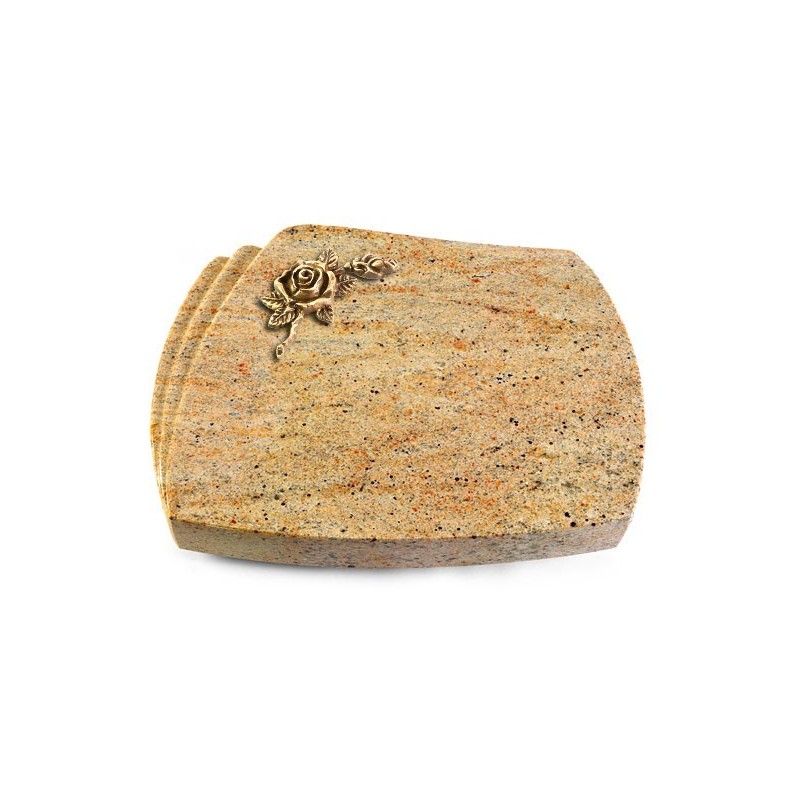 Grabstein Paris/Kashmir Rose 1 (Bronze)
