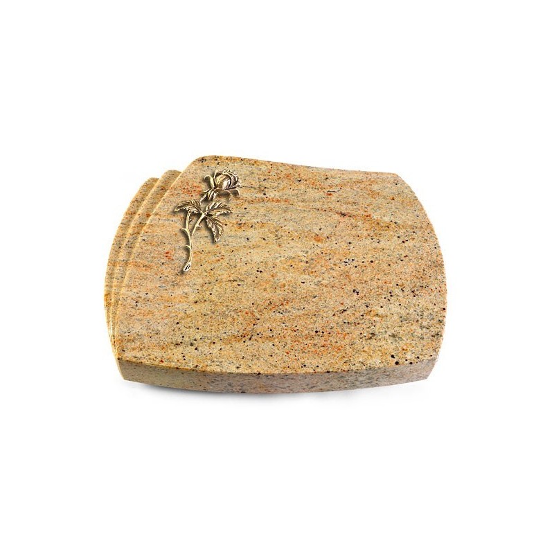 Grabstein Paris/Kashmir Rose 2 (Bronze)