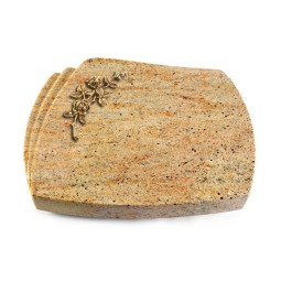 Grabstein Paris/Kashmir Rose 5 (Bronze)