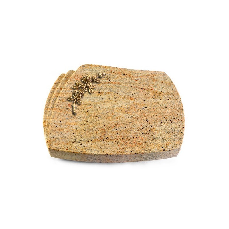 Grabstein Paris/Kashmir Rose 5 (Bronze)