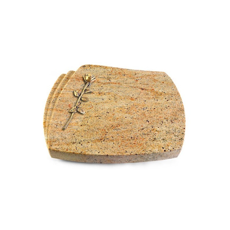 Grabstein Paris/Kashmir Rose 12 (Bronze)
