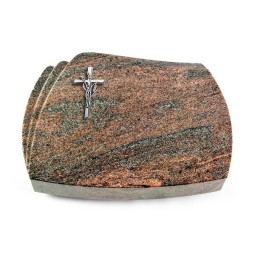 Grabstein Paris/Paradiso Kreuz/Ähren (Alu)