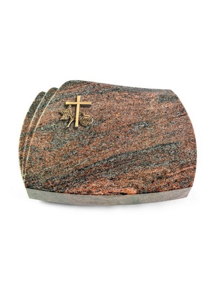 Grabstein Paris/Paradiso Kreuz 1 (Bronze)