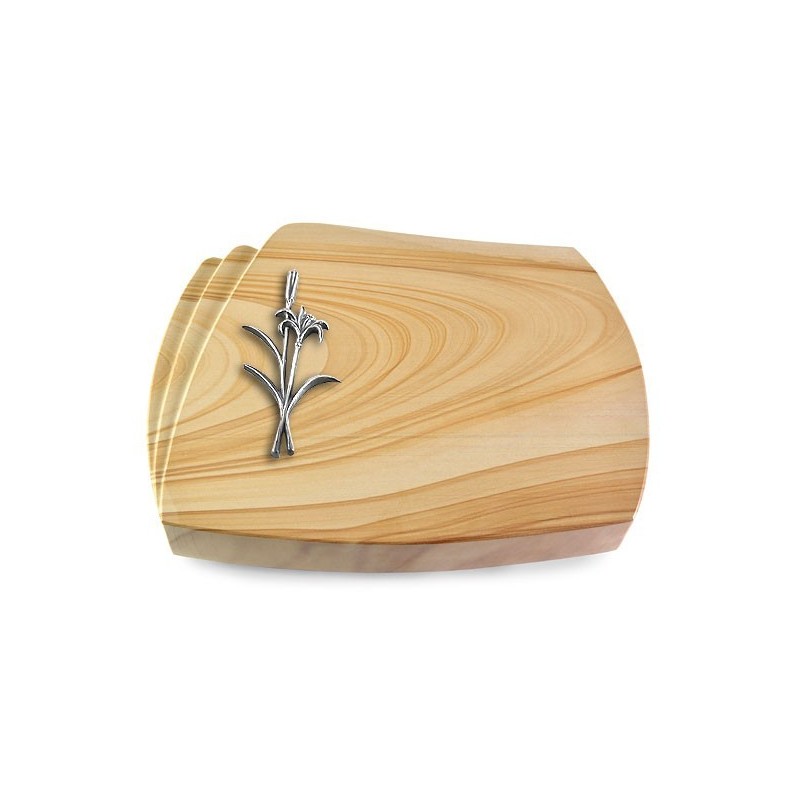 Grabstein Paris/Woodland Lilienzweig (Alu)