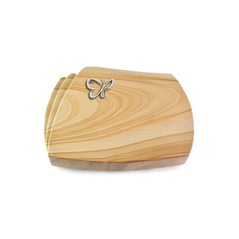 Grabstein Paris/Woodland Papillon (Alu)