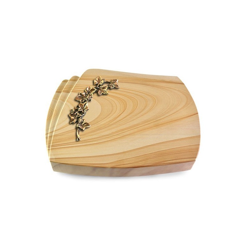 Grabstein Paris/Woodland Efeu (Bronze)