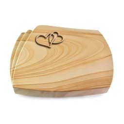 Grabstein Paris/Woodland Herzen (Bronze)