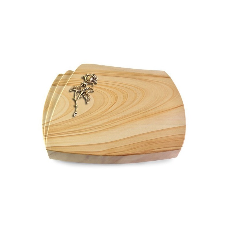 Grabstein Paris/Woodland Rose 2 (Bronze)