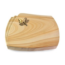 Grabstein Paris/Woodland Rose 3 (Bronze)