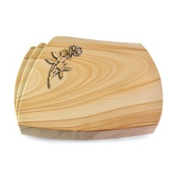 Grabstein Paris/Woodland Rose 6 (Bronze)