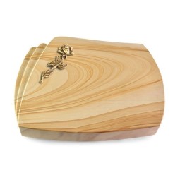 Grabstein Paris/Woodland Rose 7 (Bronze)