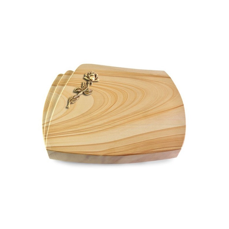 Grabstein Paris/Woodland Rose 7 (Bronze)