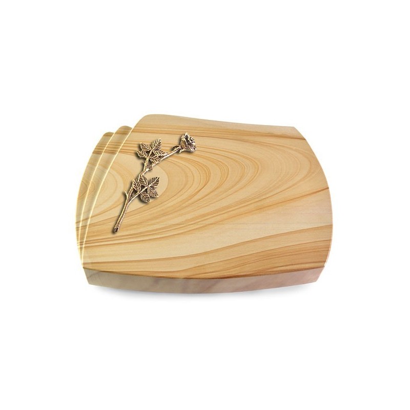 Grabstein Paris/Woodland Rose 9 (Bronze)