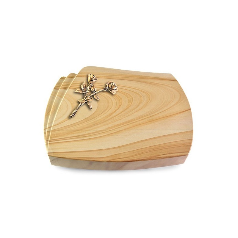 Grabstein Paris/Woodland Rose 10 (Bronze)