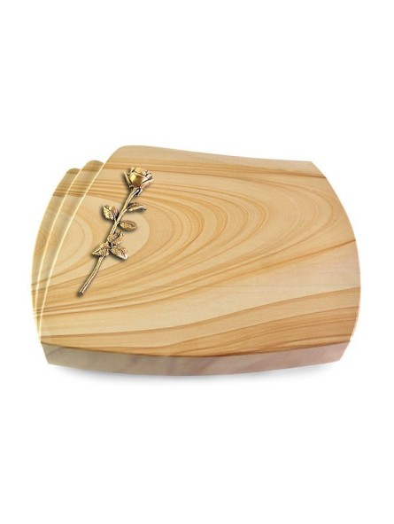 Grabstein Paris/Woodland Rose 12 (Bronze)