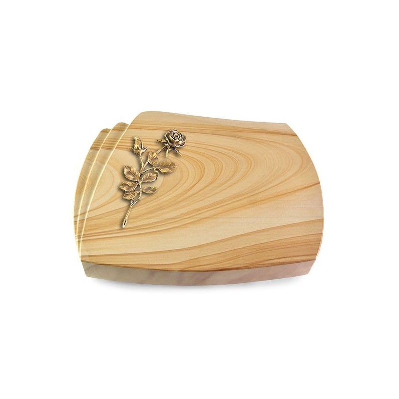 Grabstein Paris/Woodland Rose 13 (Bronze)