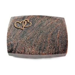 Grabstein Roma/Himalaya Herzen (Bronze)