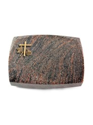 Grabstein Roma/Himalaya Kreuz 1 (Bronze)