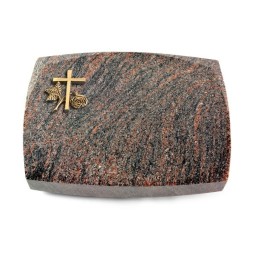 Grabstein Roma/Himalaya Kreuz 1 (Bronze)