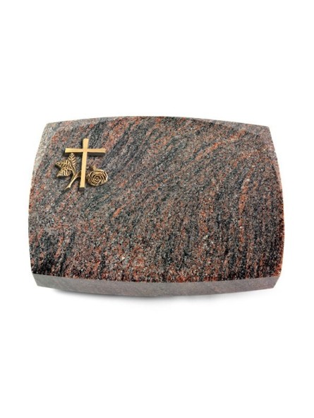 Grabstein Roma/Himalaya Kreuz 1 (Bronze)