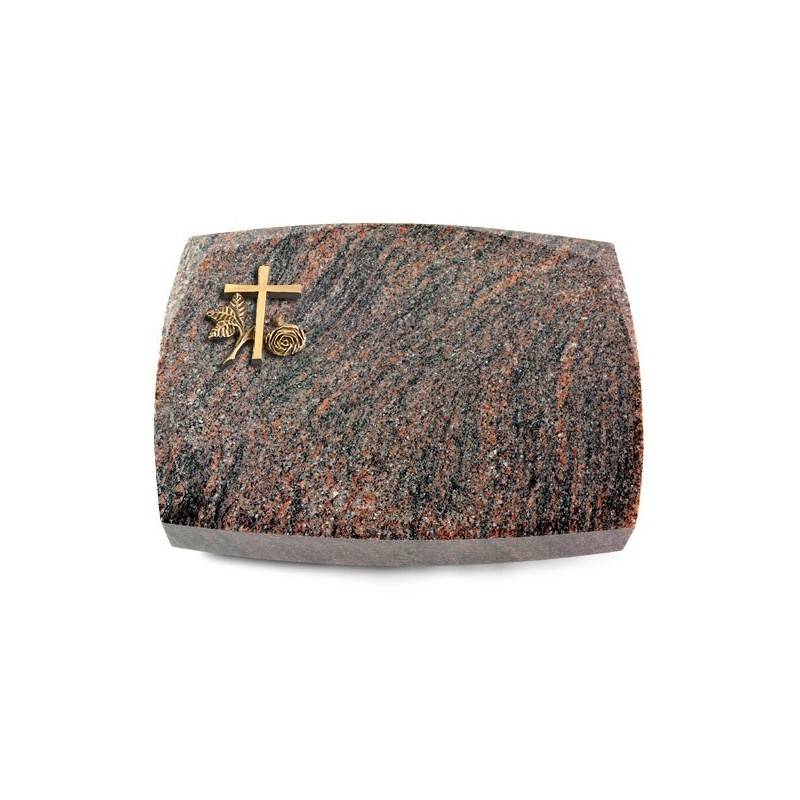 Grabstein Roma/Himalaya Kreuz 1 (Bronze)