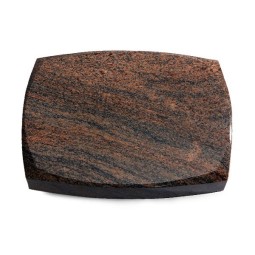 Grabstein Roma/Multicolor-Rot (ohne Ornament)