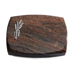 Grabstein Roma/Multicolor-Rot Ähren 1 (Alu)