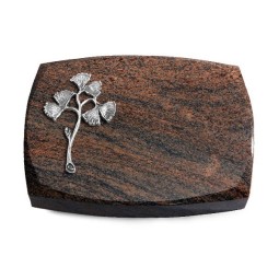 Grabstein Roma/Multicolor-Rot Gingozweig 1 (Alu)