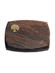 Grabstein Roma/Multicolor-Rot Baum 3 (Bronze)