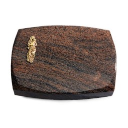 Grabstein Roma/Multicolor-Rot Maria (Bronze)