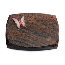 Grabstein Roma/Multicolor-Rot Papillon 1 (Color)