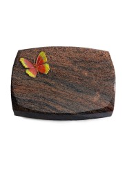 Grabstein Roma/Multicolor-Rot Papillon 2 (Color)