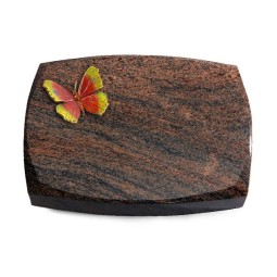 Grabstein Roma/Multicolor-Rot Papillon 2 (Color)