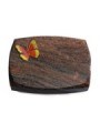 Grabstein Roma/Multicolor-Rot Papillon 2 (Color)