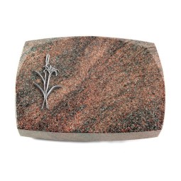 Grabstein Roma/Paradiso Lilienzweig (Alu)