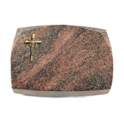 Grabstein Roma/Paradiso Kreuz/Ähren (Bronze)