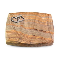 Grabstein Roma/Rainbow Herzen (Alu)