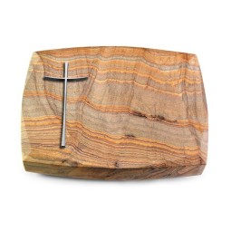 Grabstein Roma/Rainbow Kreuz 2 (Alu)